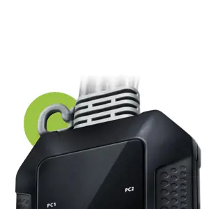 ATEN 2 prievadų USB 4K HDMI kabelinis KVM jungiklis su nuotoliniu prievadų parinkikliu, 4096 x 2160 taškų, 4K Ultra HD, 3,47 W, juodas