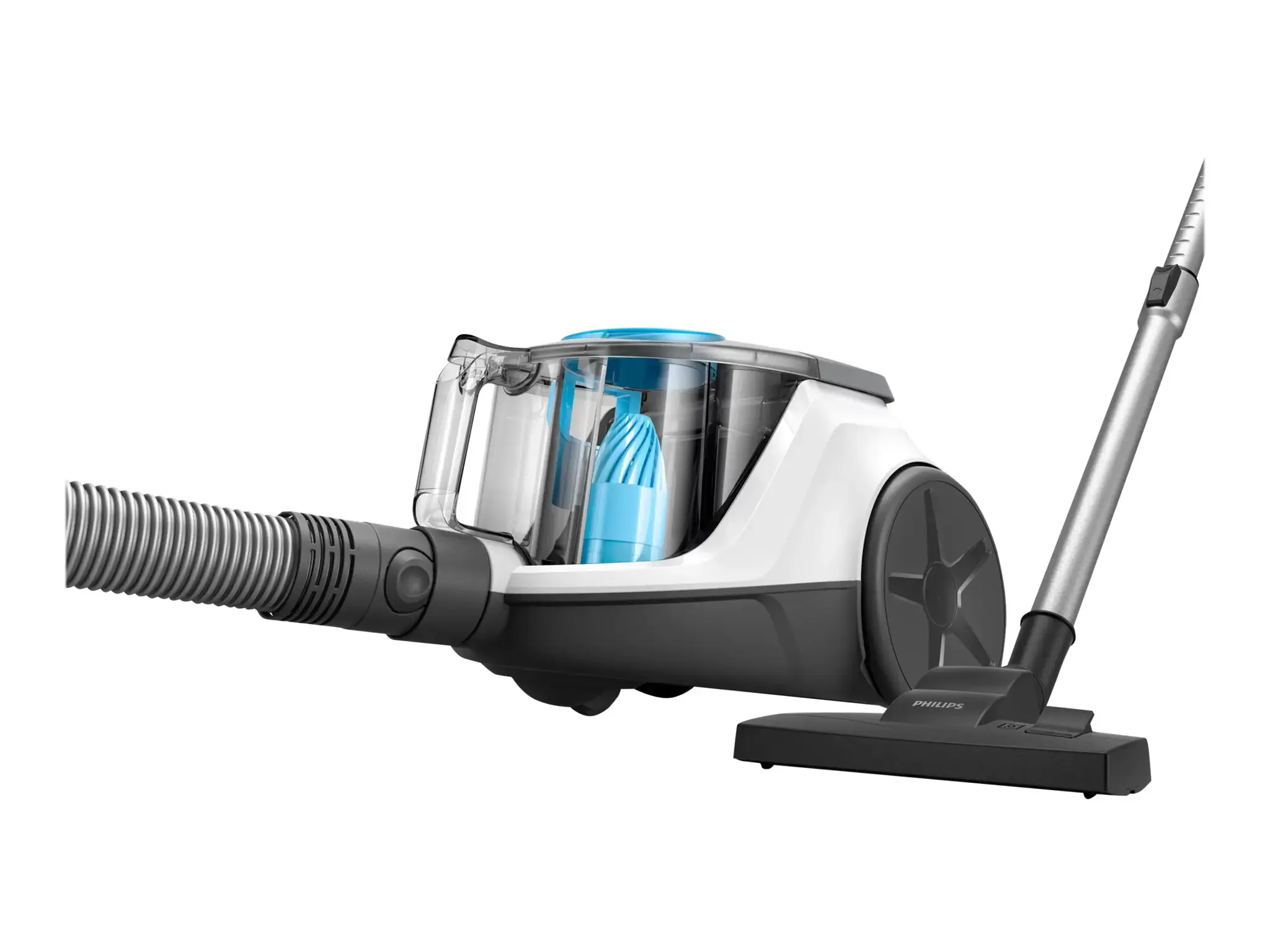 "Philips" 2000 serijos XB2122/09, 850 W, cilindrinis dulkių siurblys, sausas, be maišelio, 1,3 l, "Philips Super Clean Air