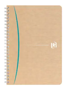 Sąsiuvinis su spirale OXFORD Touareg, A5, perdibto popier., 180 lapų, langeliais