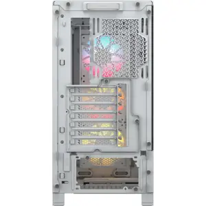 Corsair PC Case | Frame 4000D RS ARGB Modular | White | Mid-Tower | Power supply included No