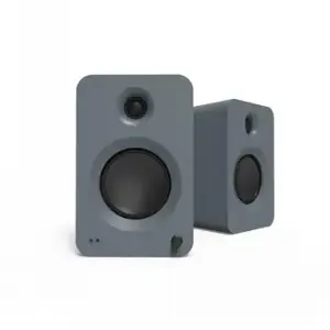 KANTO AUDIO 200W POWERED BOOKSHELF SPEAKERS WITH HDMI ARC, USB-C, AND BLUETOOTH 5.3 - MATTE GREY, P…