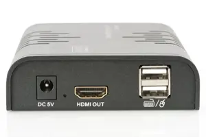 DIGITUS HDMI KVM ilgintuvas 120 m tinklo kabeliu Cat 5 5E 6 Full HD 1080p