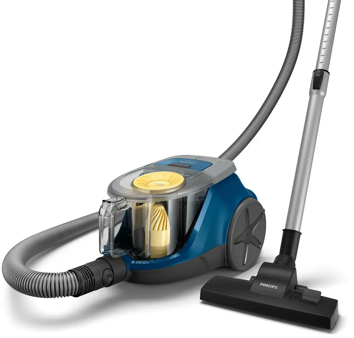 "Philips" 2000 serijos XB2125/09, 850 W, cilindrinis dulkių siurblys, sausas, be maišelio, 1,3 l, "Philips Super Clean Air