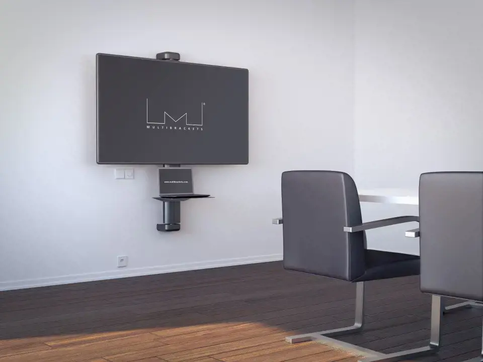 "Multibrackets M Public Display Stand Shelf Black", lentyna, juoda, plienas, 10 kg, 500 g, 260 mm