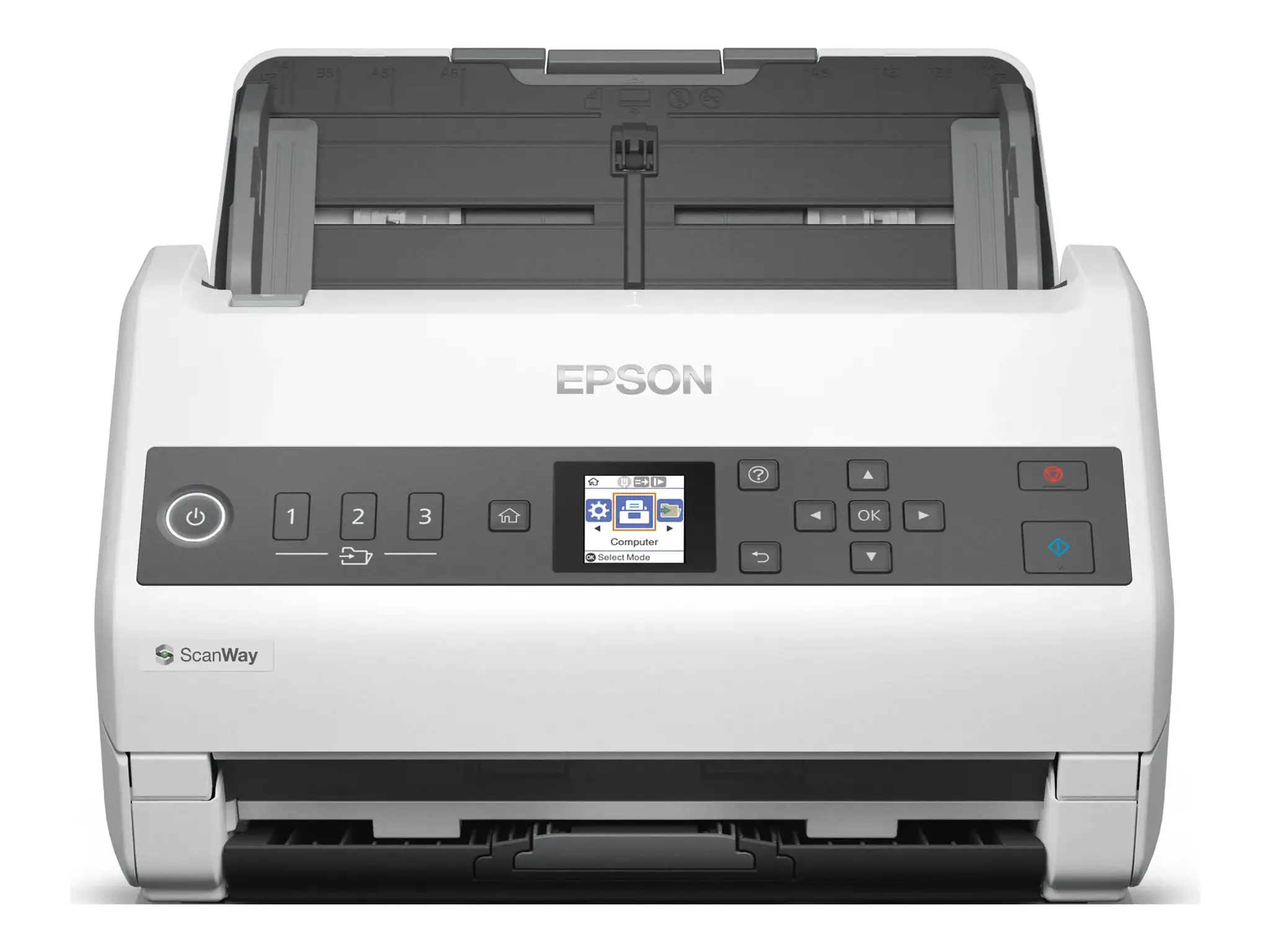 Epson DS-730N, 215,9 x 6096 mm, 600 x 600 DPI, 30 bitų, 24 bitų, 10 bitų, 8 bitų