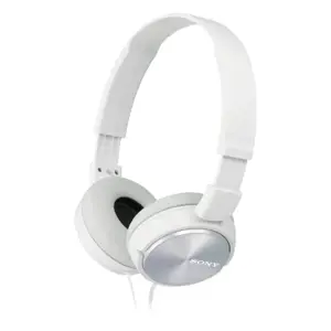 "Sony MDR-ZX310AP", laidinės, 10-24000 Hz, skambučiai/muzika, 125 g, ausinės, baltos spalvos