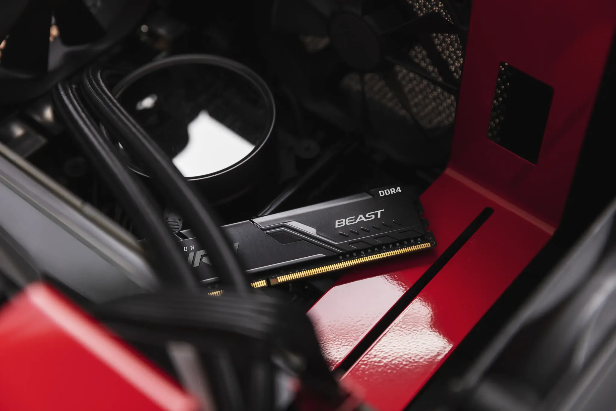 KINGSTON 16GB 3200MHz DDR4 CL16 DIMM 1Gx8 FURY Beast Black