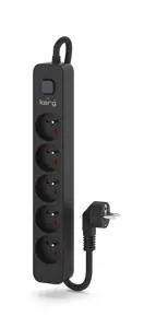KERG power strip with circuit breaker-5 sockets 16A 3m