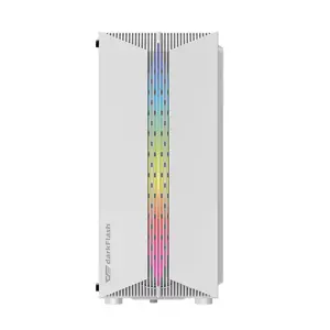 Darkflash DK151 computer case LED with 3 fans (white)