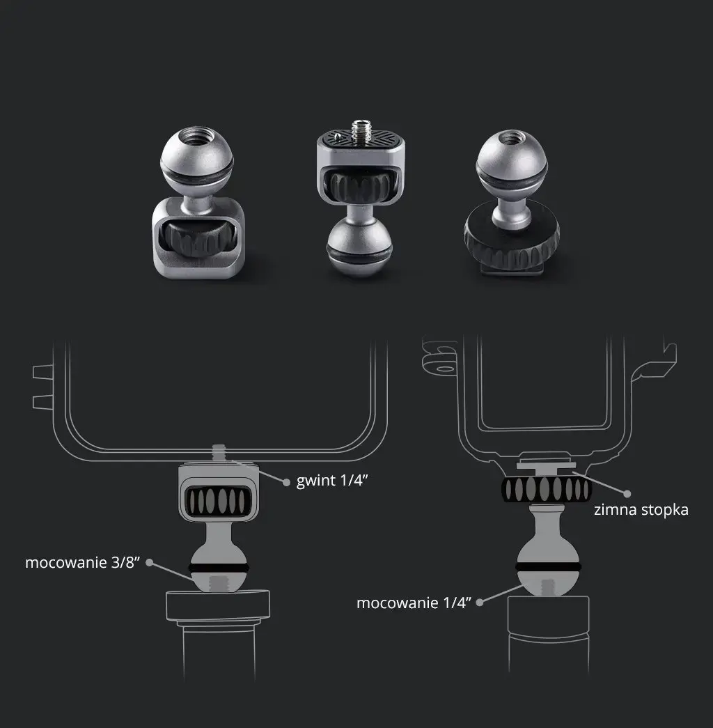 PGYTECH Magic Arm (P-CG-009), skirta fotoaparatams / gimbalams