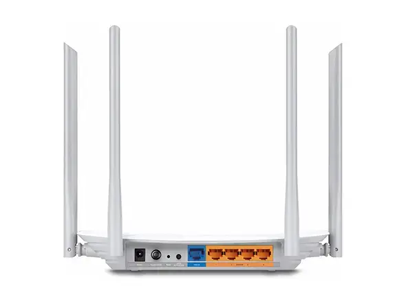 TP-Link Archer C50, "Wi-Fi 5" (802.11ac), dviejų dažnių (2,4 GHz / 5 GHz), Ethernet LAN, 4G, baltas, stalinis maršrutizatorius