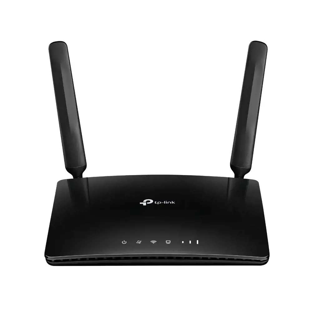 TP-Link Archer MR200, "Wi-Fi 5" (802.11ac), dviejų dažnių (2,4 GHz / 5 GHz), Ethernet LAN, 3G, juodas, stalinis maršrutizatorius