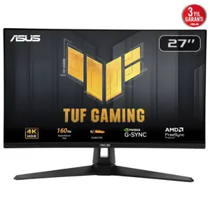 LCD Monitor ASUS 90LM0AR0-B01371 27" Gaming Panel IPS 3840x2160 16:9 160Hz Matte 1 ms Speakers Tilt…