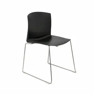 Priėmimo kėdė "Boniches P&C 1 Black" (4 vnt.)