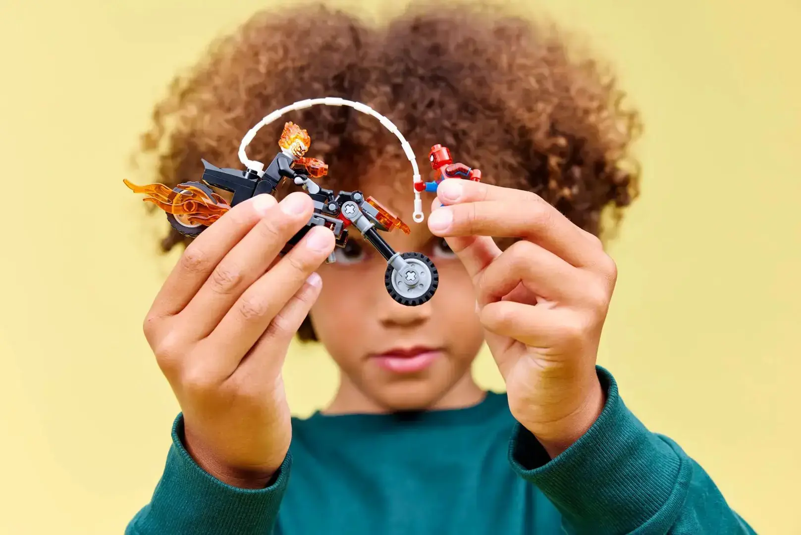 LEGO MARVEL 76335 Spider-Man vs. Ghost Rider Motorcycle