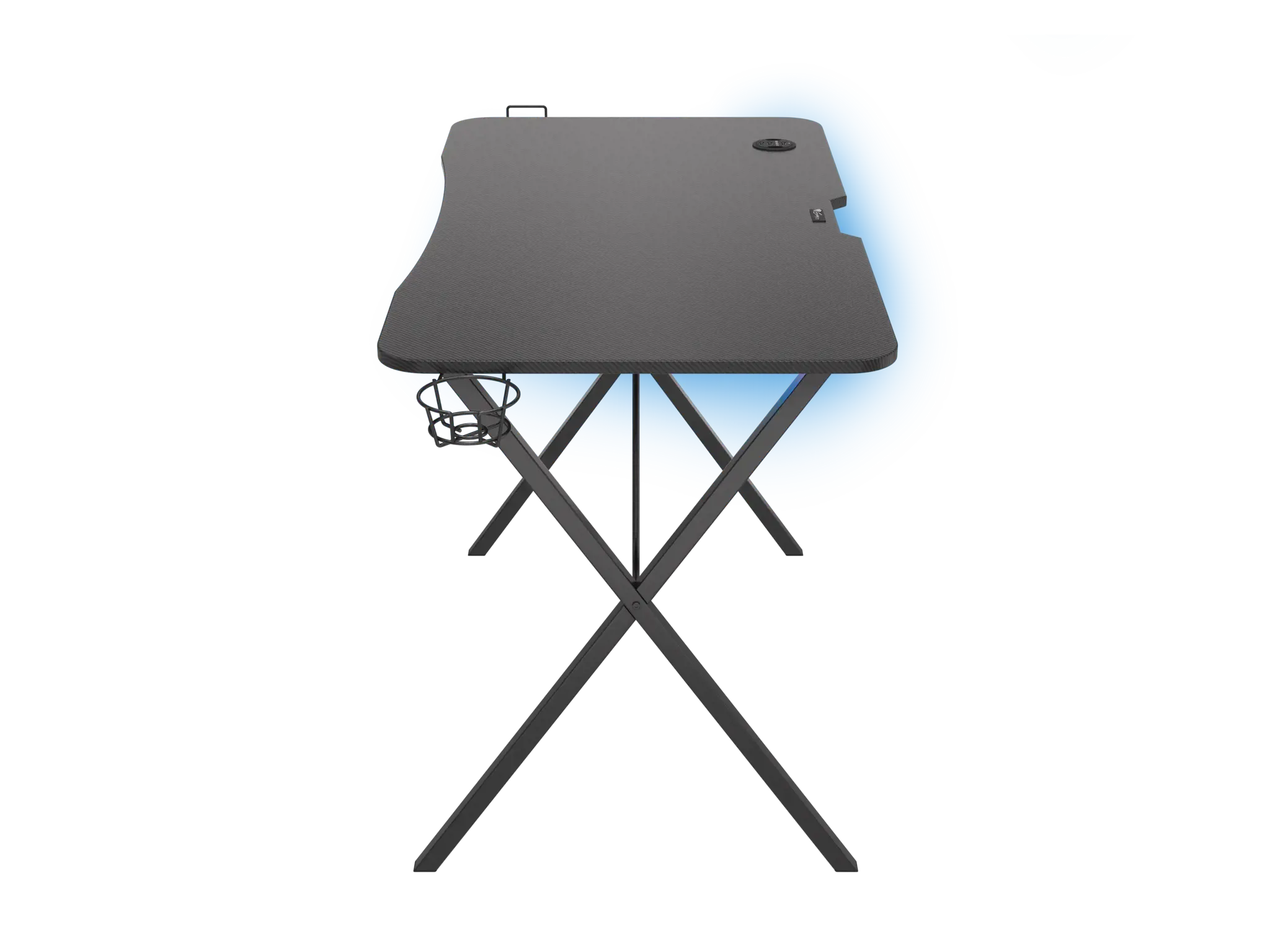 Žaidimų stalas Natec Genesis Holm 200 RGB, Juoda