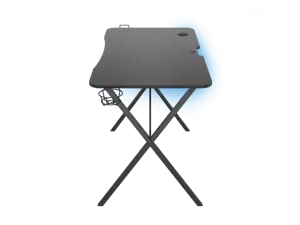 Žaidimų stalas Natec Genesis Holm 200 RGB, Juoda