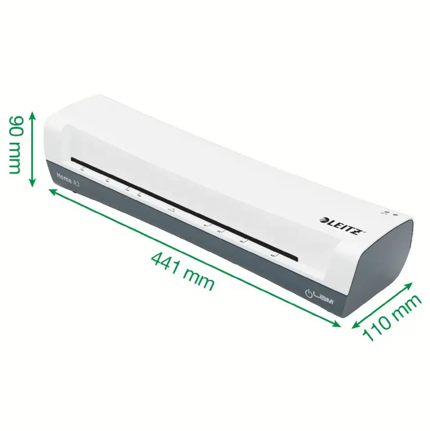 Leitz iLAM Home, 33 cm, Hot laminator, 3 min, 300 mm/min, 0.4 mm, A3