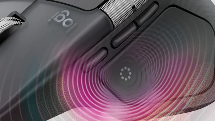 Logitech MX Master 4 Belaidė pelė RF Wireless + Bluetooth, 8000 DPI, Graphite