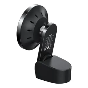 Baseus Big Energy car mount with wireless charger 15W for Iphone 12 (Black)