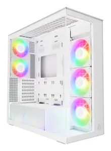 Case ARCTIC Xtender (White) MidiTower Case product features Transparent panel Not included Colour W…