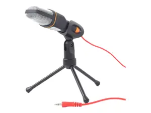 GEMBIRD MIC-D-03 Gembird Stalinis mikrofonas su trikoju, MIC-D-03, juodas