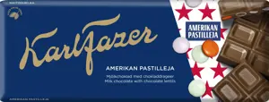 Pieninis šokoladas KARL FAZER, su dražė,180 g