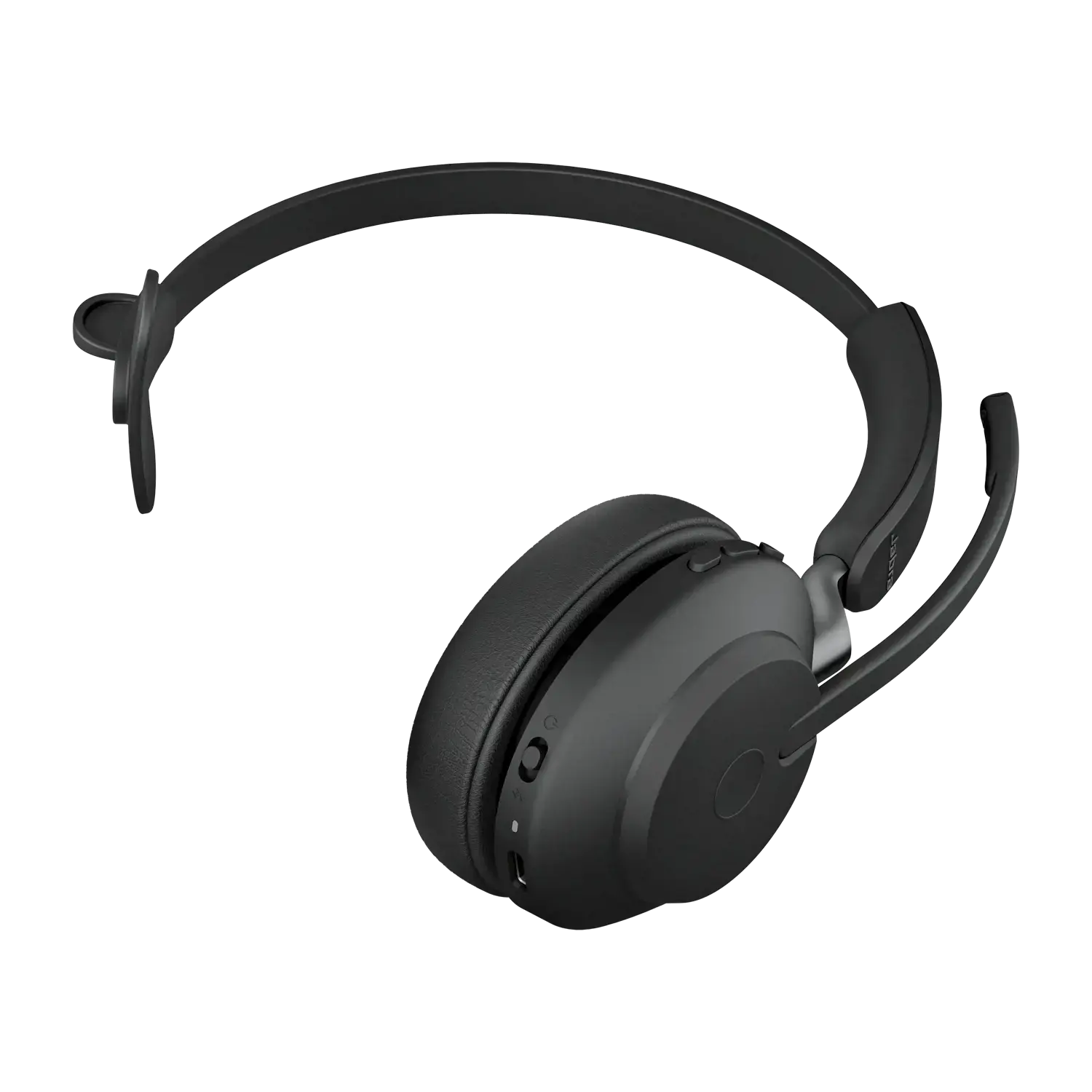 "Jabra Evolve2 65 USB-A UC Mono" - Juoda, belaidis, biuro/skambučių centras, 20-20000 Hz, 99,2 g, ausinės, juodos spalvos