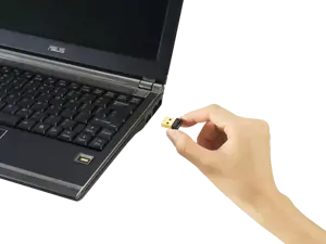 ASUS USB-N10 Nano B1 N150, vidinis, belaidis, USB, WLAN, 150 Mbps, juodas