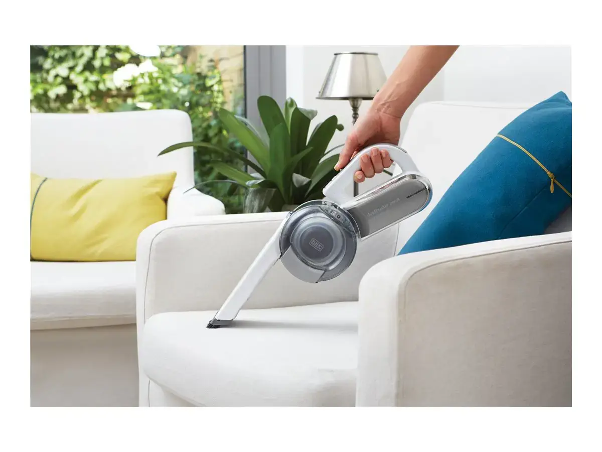 "Black &amp; Decker" PV1820L rankinis dulkių siurblys "Chrome" be maišelio