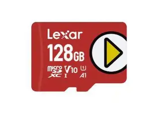 Lexar PLAY | 128 GB | microSDXC | Flash memory class 10