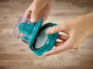 Leifheit PowerVac 2in1 2-in-1 stick vacuum Battery Dry Cyclonic Bagless Black, Blue, White