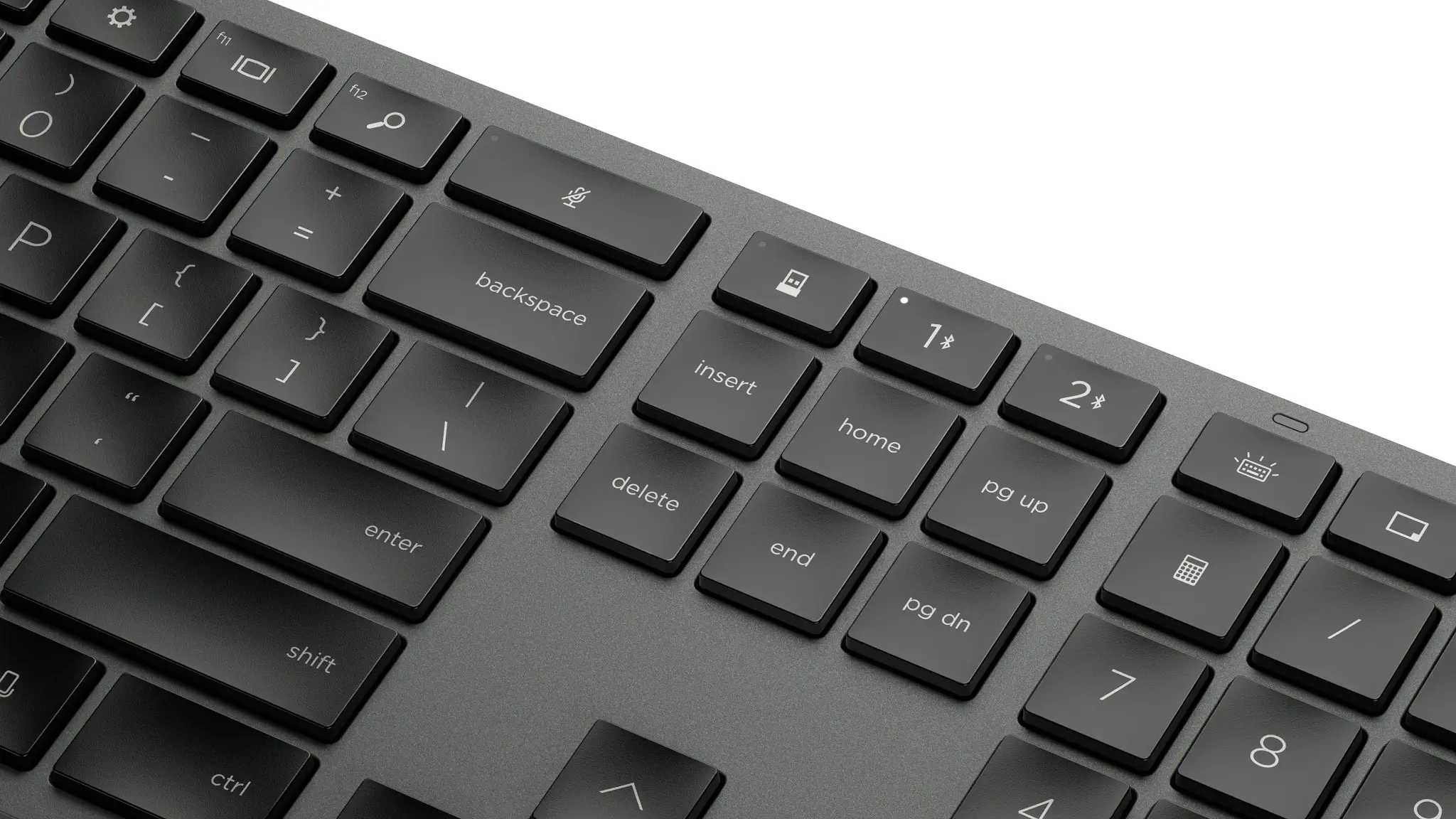 HP 975 USB + BT dviejų režimų belaidė klaviatūra - EURO