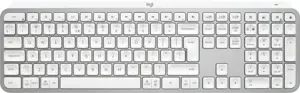 "Logitech MX Keys S", pilno dydžio (100 %), RF belaidis + "Bluetooth", žirklinis klavišų jungiklis,…