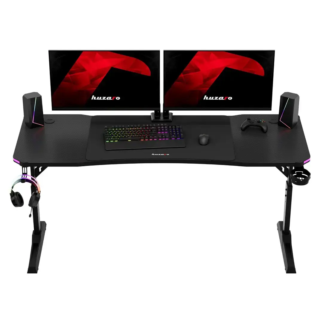 Huzaro Hero 4.6 RGB Black Gaming Desk