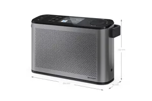 Sharp OSAKA Stereo Portable Digital Radio | DR-P540(GY) | USB port | Bluetooth | FM radio | Wireless connection