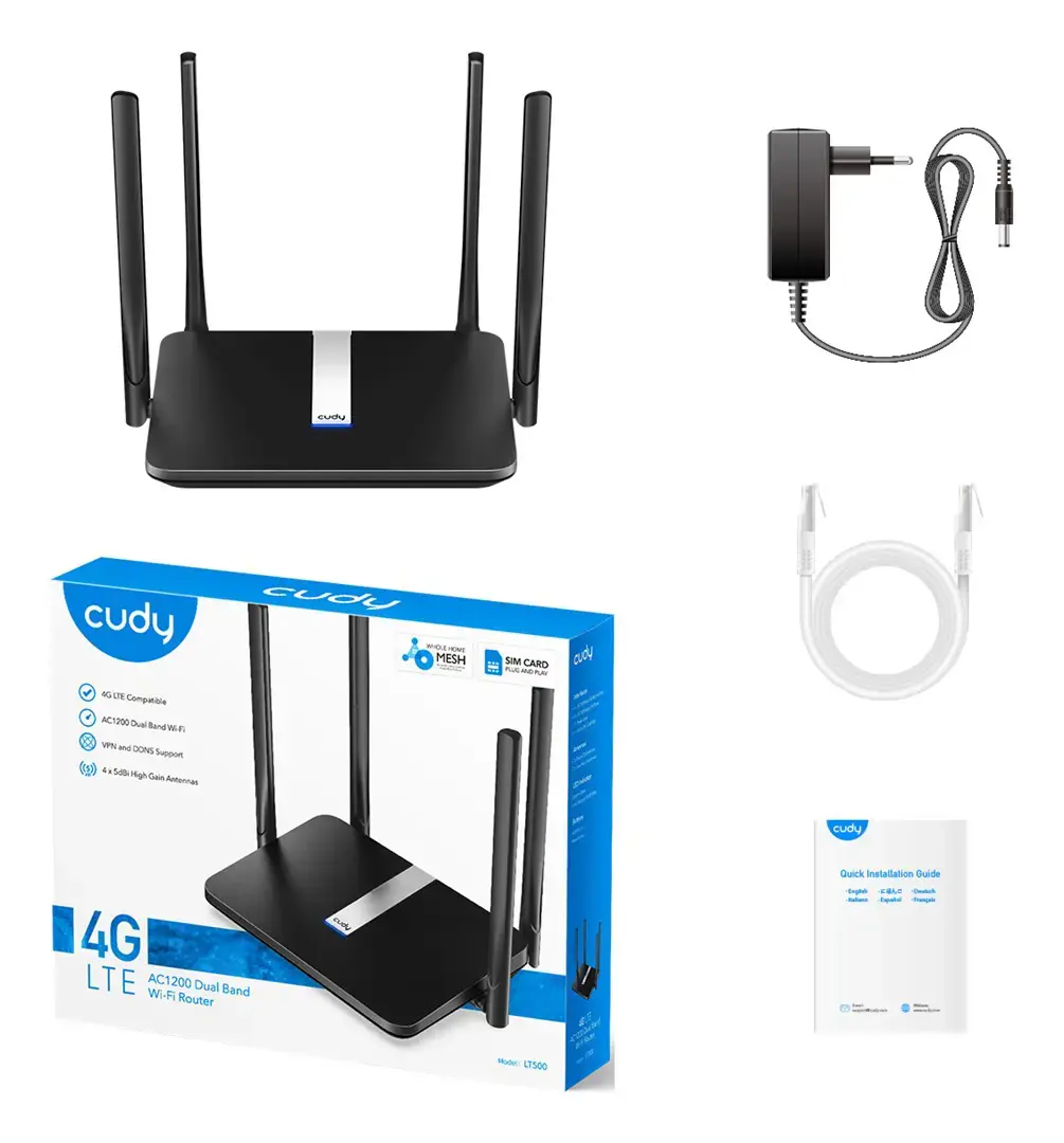 Maršrutizatorius Cudy AC1200 Wifi