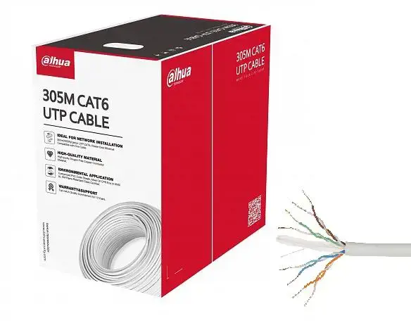 KABELIS CAT6 UTP 305M WHITE/PFM920I-6UN-C