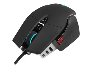 CORSAIR M65 RGB ULTRA Žaidimų pelė su RGB LED apšvietimu, optinė, sidabrinė, sidabrinė, ALU juoda