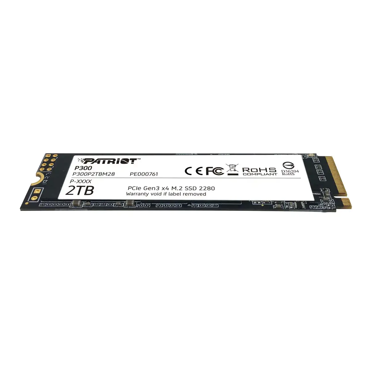 SSD diskas PATRIOT MEMORY P300 2 TB, M.2 2280, PCI Express 3.0 x4 (NVMe)