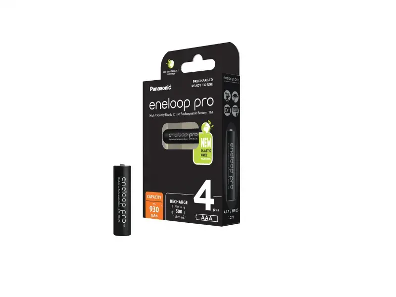 Panasonic Eneloop Pro AAA 930mAh rechargeable - 4 pcs