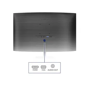 Monitorius PHILIPS 241E1SCA/00 Monitor Philips 241E1SCA/00 23,6 FullHD, VA, HDMI, curved, speakers