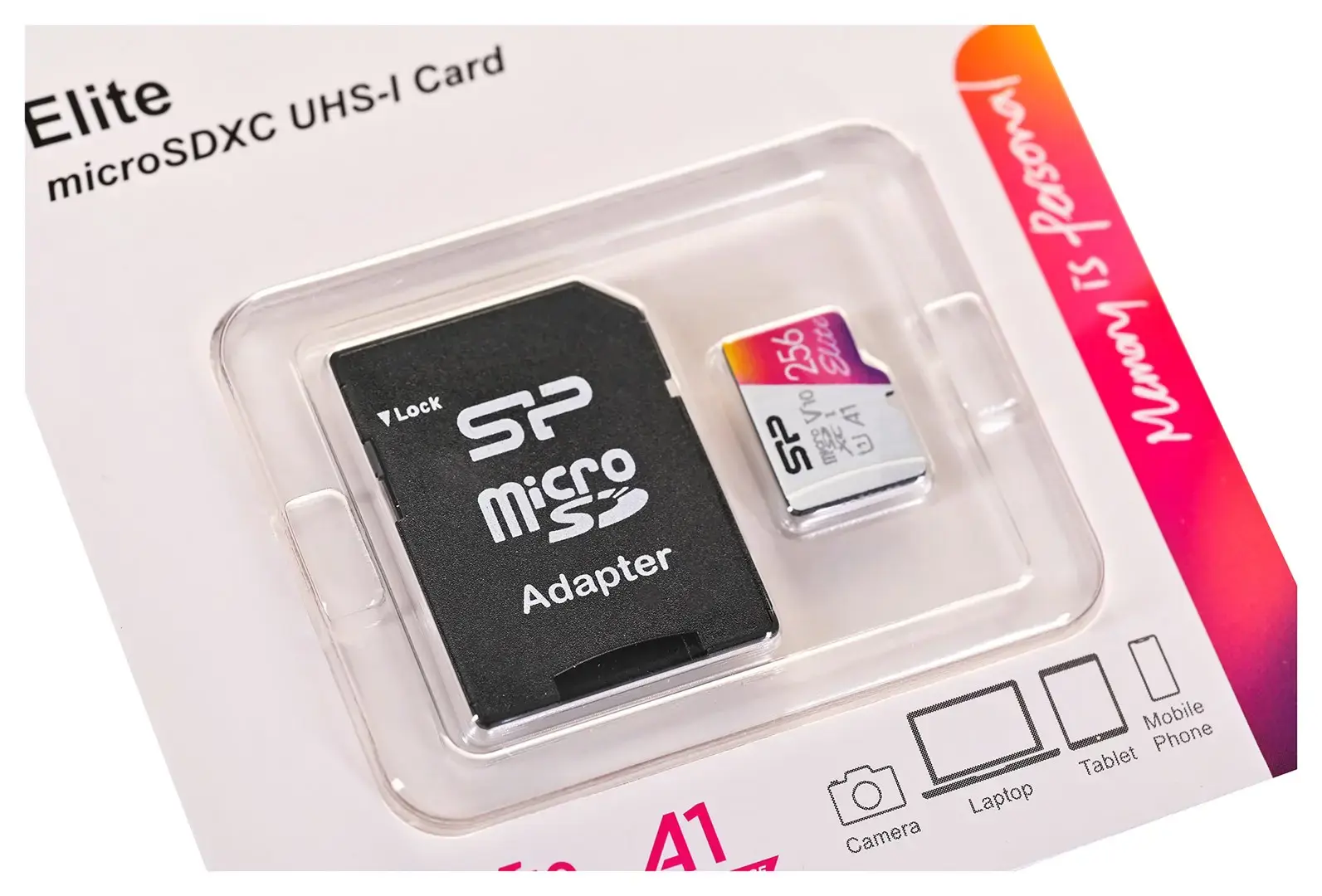 SILICON POWER atminties kortelė Elite Micro SDXC 256GB UHS-I A1 V10