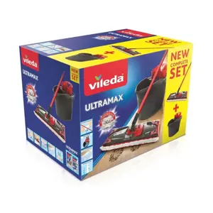 "Vileda Ultramax Box" (šluota ir kibiras)