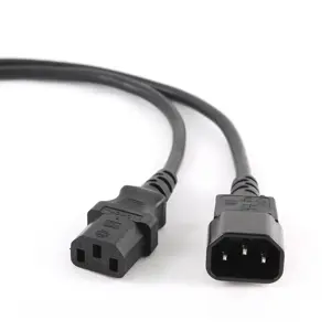 CPU - monitoriaus maitinimo kabelis GEMBIRD PC-189 Black C14