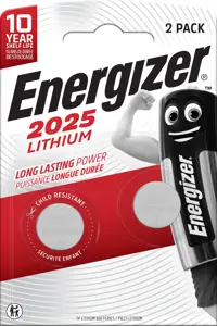 SPECIALIZUOTOS ENERGIZER BATERIJOS CR2025 2 VNT.