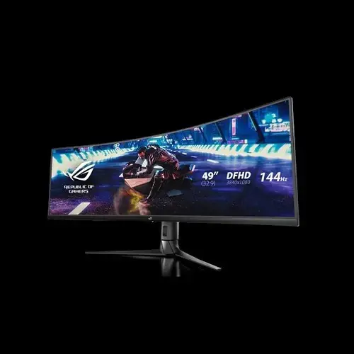 Monitorius ASUS XG49VQ 49inch Gaming monitor VA UWQHD 4ms up to 144Hz 3840x1080 450cd/m2 3Y