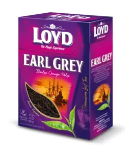 Aromatizuota juodoji smulkintų arbatžolių arbata LOYD Earl Grey, 100g