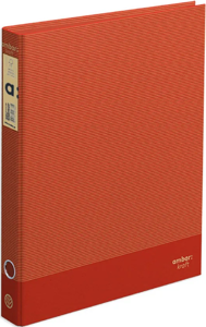 A4 Ringbinder 2 Rings Ambar Din Red