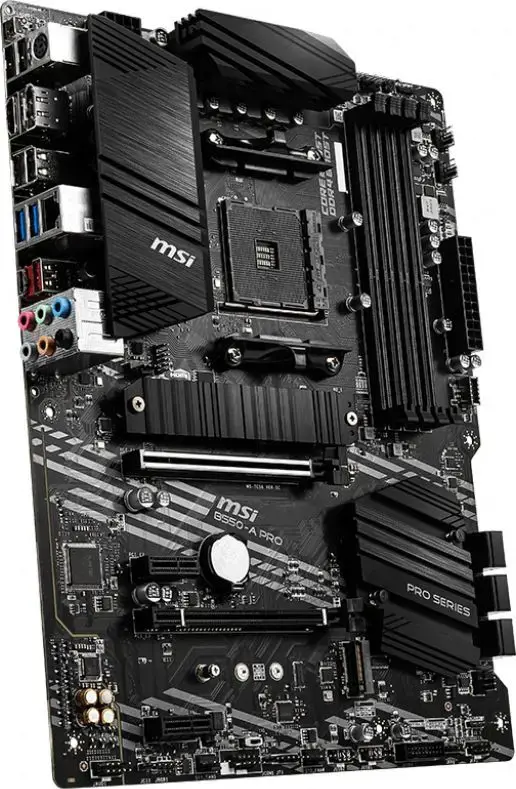 MSI B550-A PRO, AMD, "Socket AM4", 3 kartos "AMD Ryzen™ 3", 3 kartos "AMD Ryzen 5", 3 kartos "AMD Ryzen™ 7", 3 kartos..., DDR4-SDRAM, 128 GB, DIMM